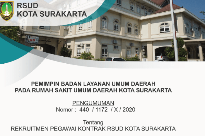 Pendaftaran online rsud ngipang surakarta