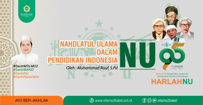 Kontribusi Nahdlatul Ulama terhadap pendidikan di Indonesia