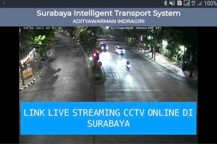 Cctv live streaming dishub surakarta