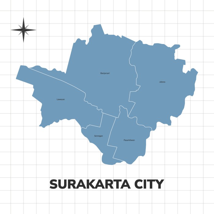 Peta daerah istimewa surakarta