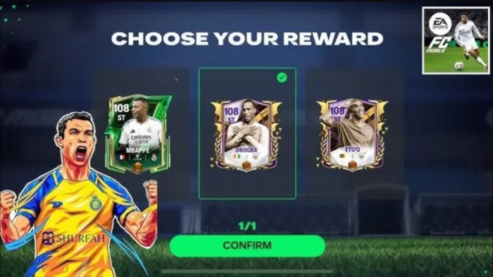 Kode redeem terbaru game FC Mobile hari ini