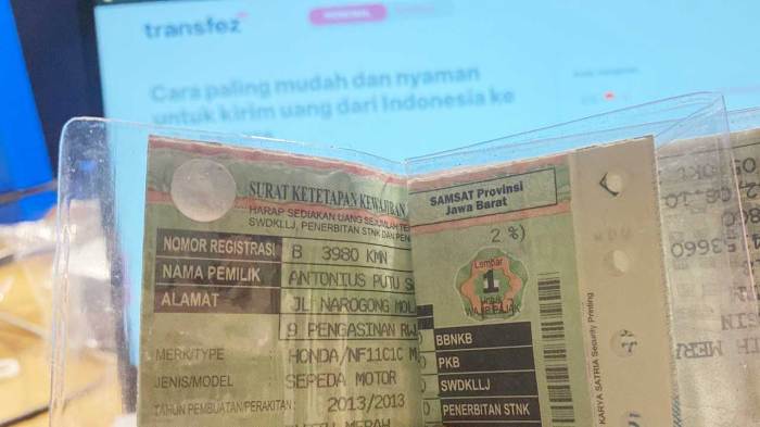 Cara bayar pajak motor seken online tanpa ktp solo