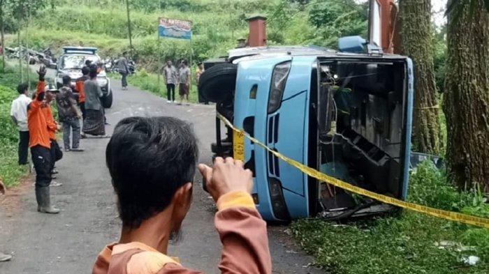 Kronologi kecelakaan bus pariwisata Batu Malang