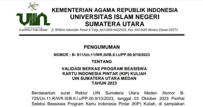 Beasiswa Bidikmisi dan Kartu Indonesia Pintar untuk kuliah jalur mandiri