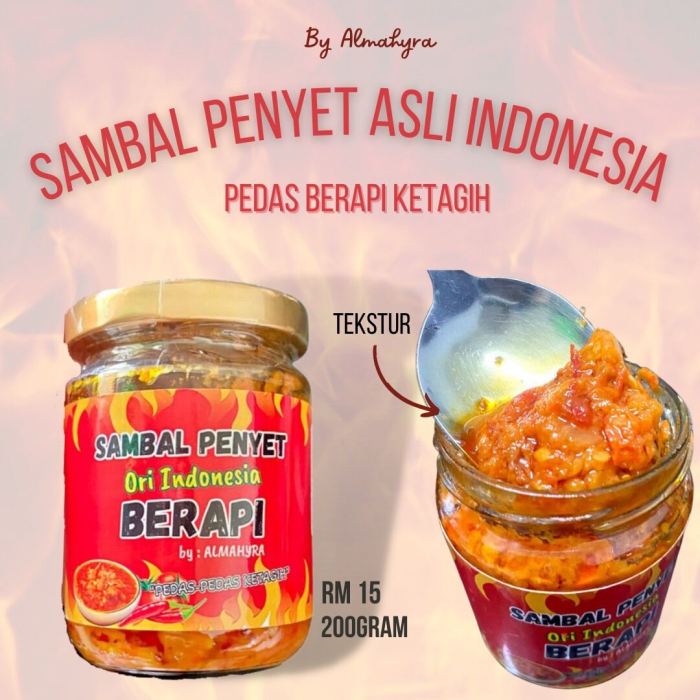 Cara buat sambal penyet wong solo