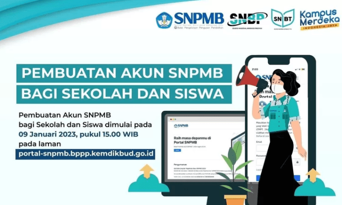 Panduan membuat akun SNPMB dan aktivasi akun