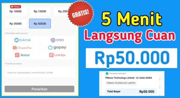 Cara mendapatkan saldo Dana gratis dan aman