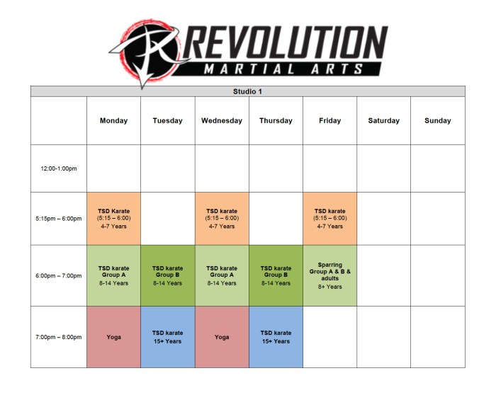 Olahraga beladiri jadwal sore di solo